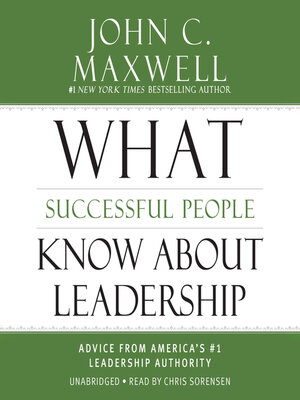 cover image of What Successful People Know about Leadership